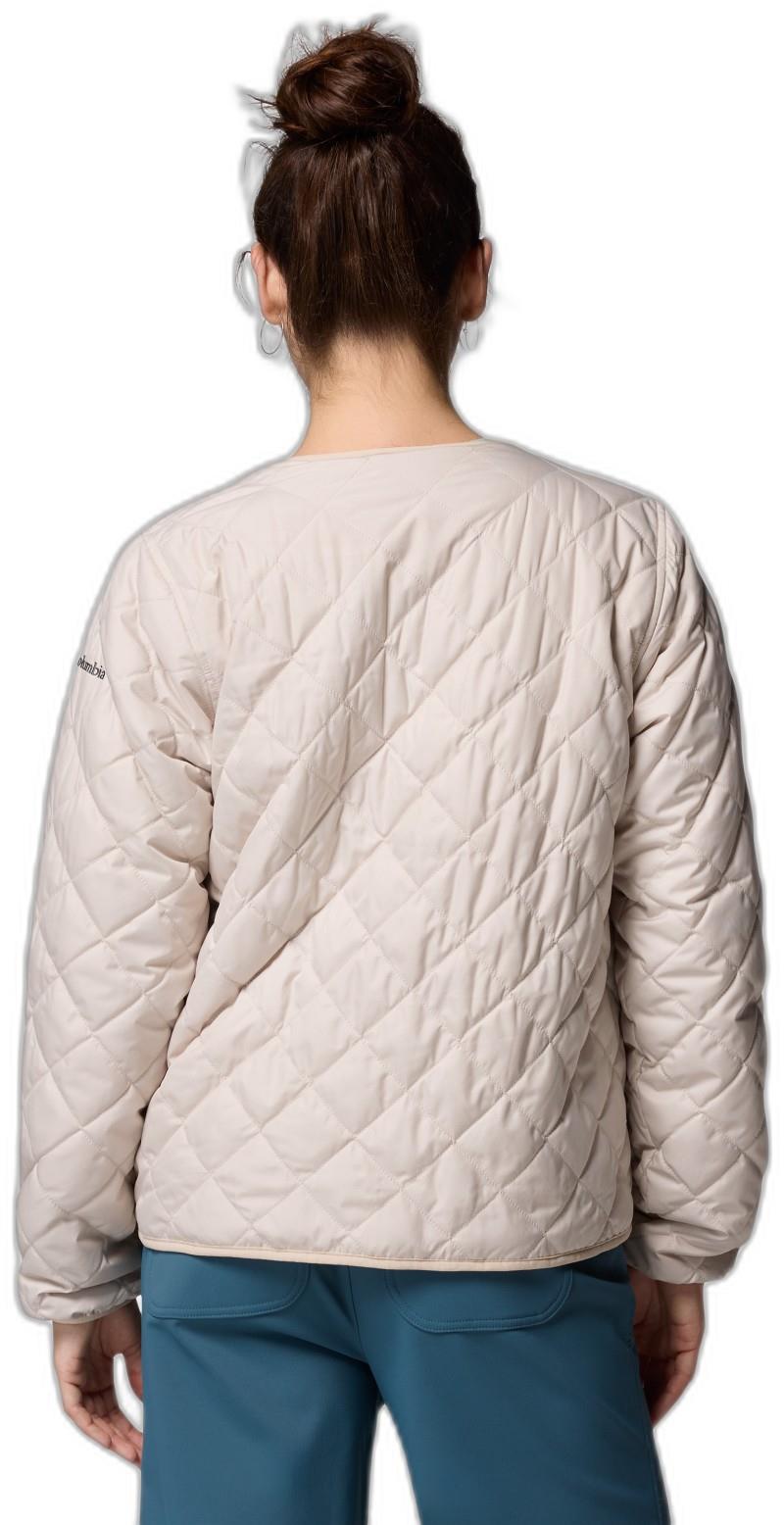 Copper Crest Collarless Jacket - Womens - dark stone 1