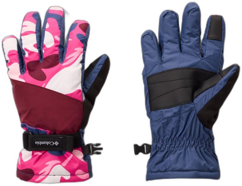 Core III Printed Gloves - Youth - pink ice uniflauge / rich wine 1