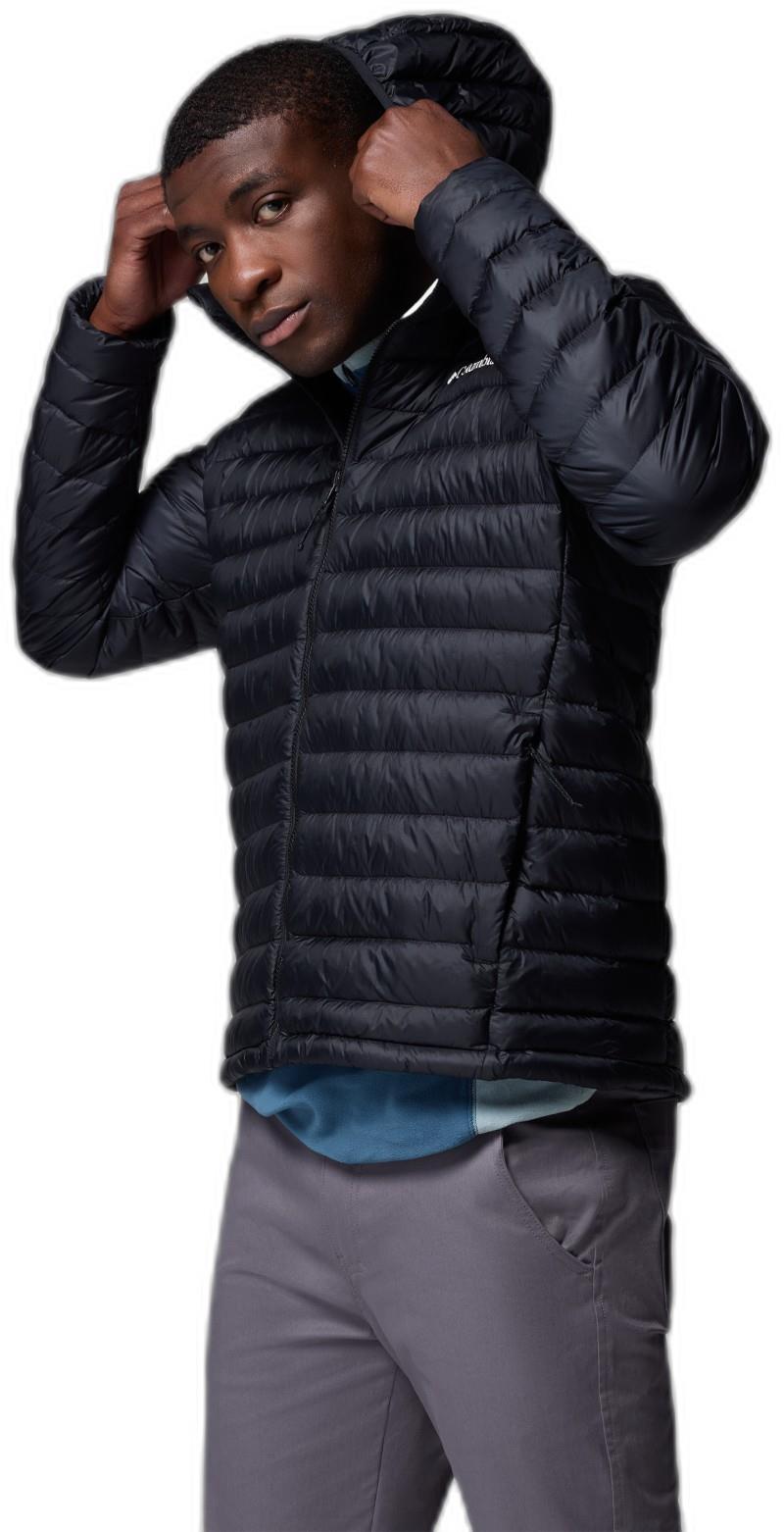 Corelite Down Hooded Jacket - Mens - black 1