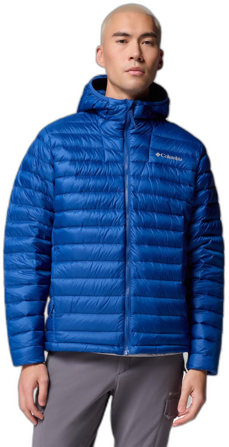 Corelite Down Hooded Jacket - Mens - mountain blue 1