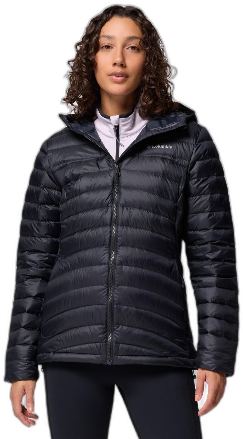 Corelite Down Hooded Jacket - Womens - black 1