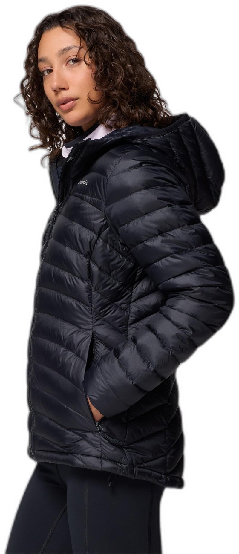 Corelite Down Hooded Jacket - Womens - black 1