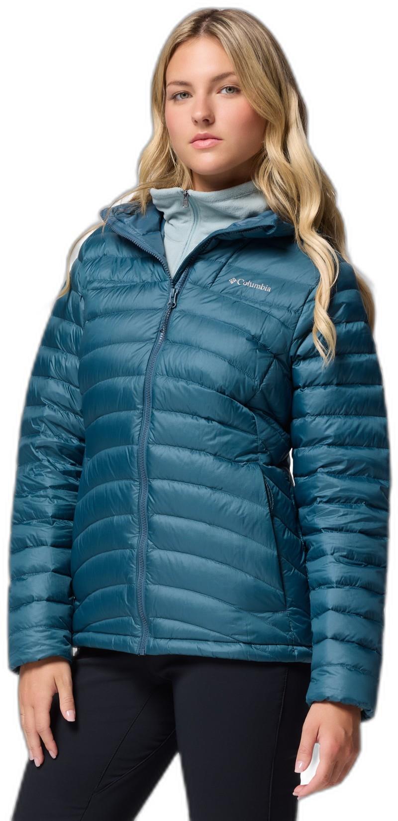 Corelite Down Hooded Jacket - Womens - everblue 1