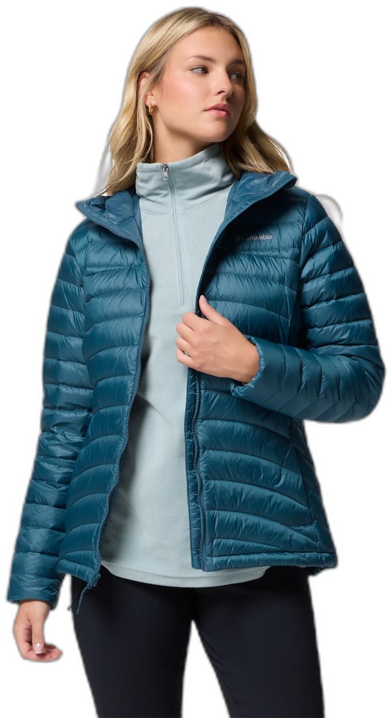 Corelite Down Hooded Jacket - Womens - everblue 1