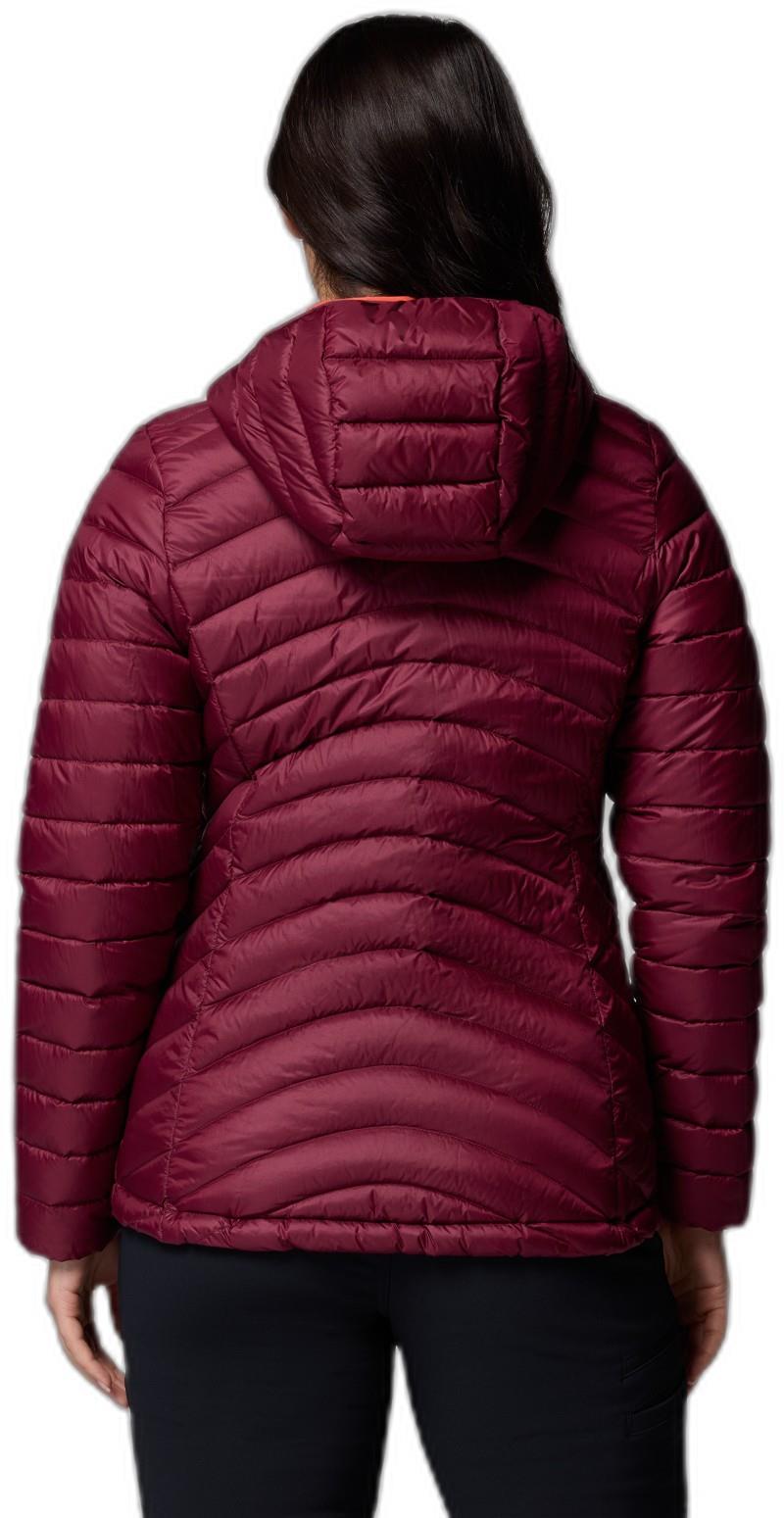 Corelite Down Hooded Jacket - Womens - rich wine 1