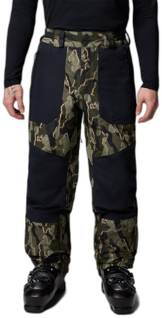 Coreshot Printed Pants, Long - Mens - greenscape treebark print / black 1