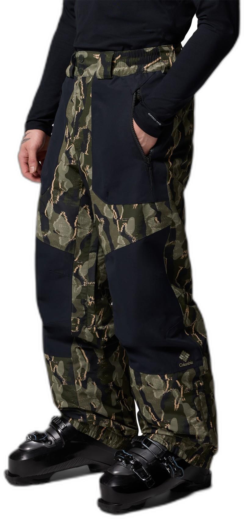 Coreshot Printed Pants, Long - Mens - greenscape treebark print / black 1