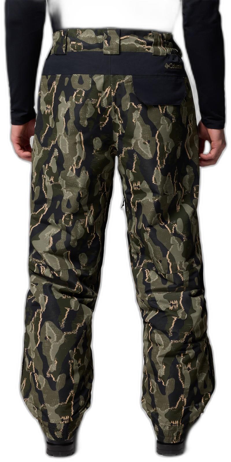 Coreshot Printed Pants, Short - Mens - greenscape treebark print / black 1