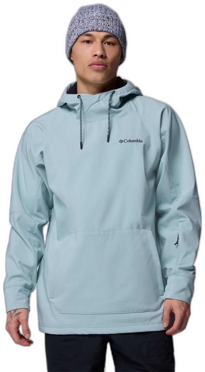 Coreshot Softshell Hoodie - Mens - crushed blue 1