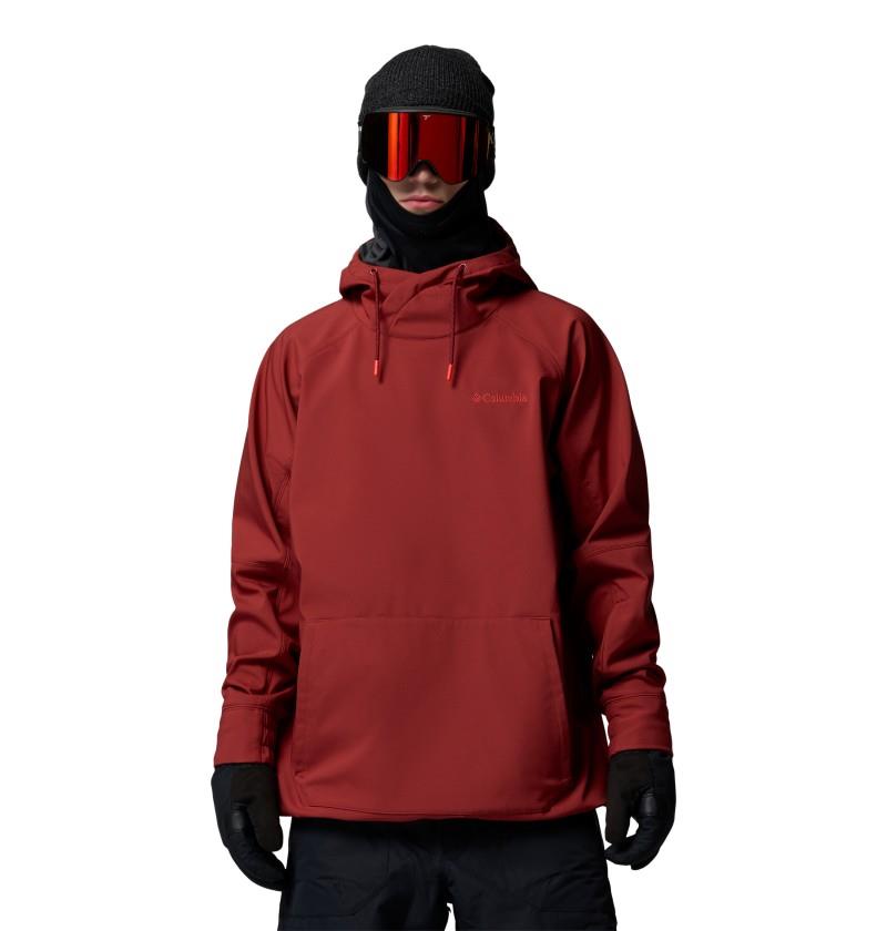 Coreshot Softshell Hoodie - Mens - red oxide 1