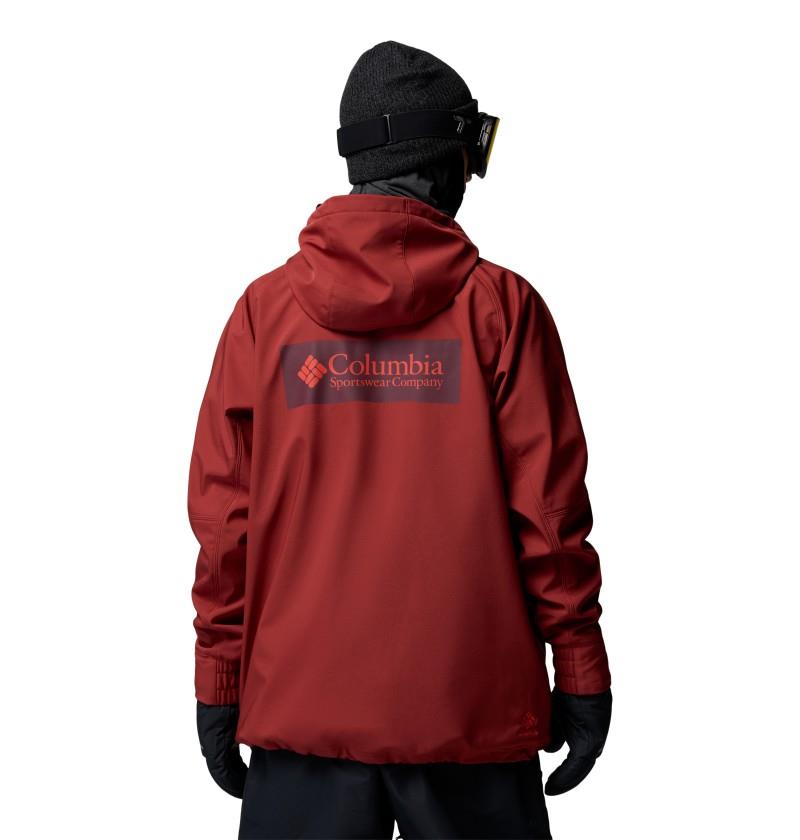 Coreshot Softshell Hoodie - Mens - red oxide 1
