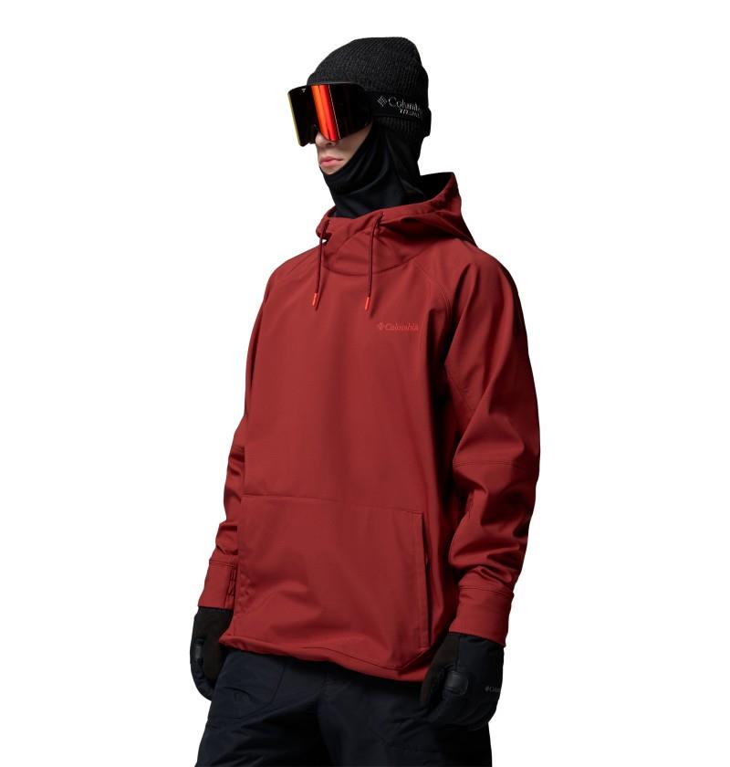 Coreshot Softshell Hoodie - Mens - red oxide 1