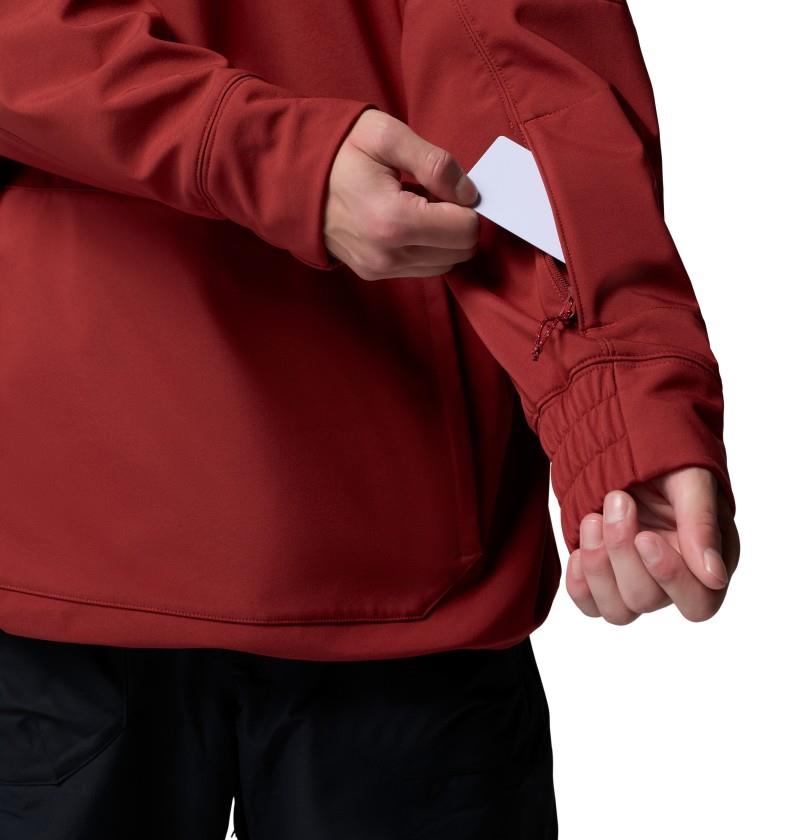 Coreshot Softshell Hoodie - Mens - red oxide 1