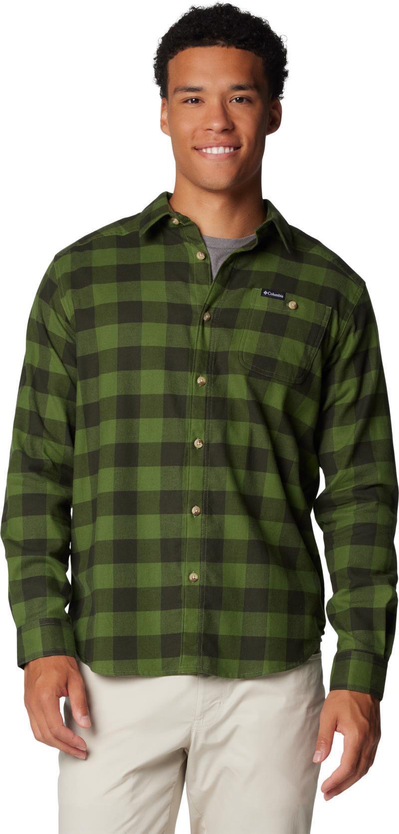 Cornell Woods Flannel LS Shirt, Extended - Mens - Canteen Buffalo Check 1