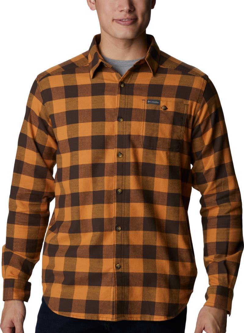 Cornell Woods Flannel LS Shirt, Extended - Mens - Cordovan Buffalo Check 1