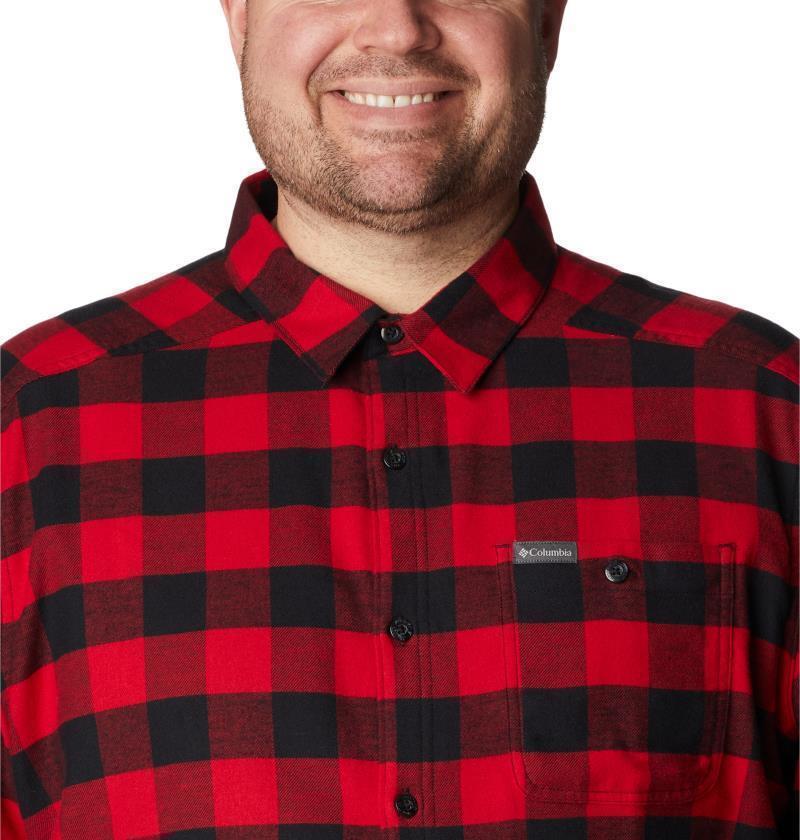 Cornell Woods Flannel LS Shirt, Extended - Mens - Mountain Red Buffalo Check 5