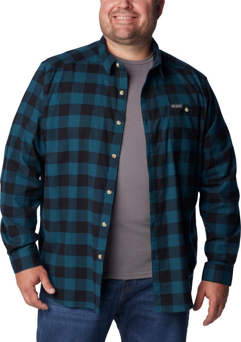 Cornell Woods Flannel LS Shirt, Extended - Mens - Night Wave Buffalo Check 4