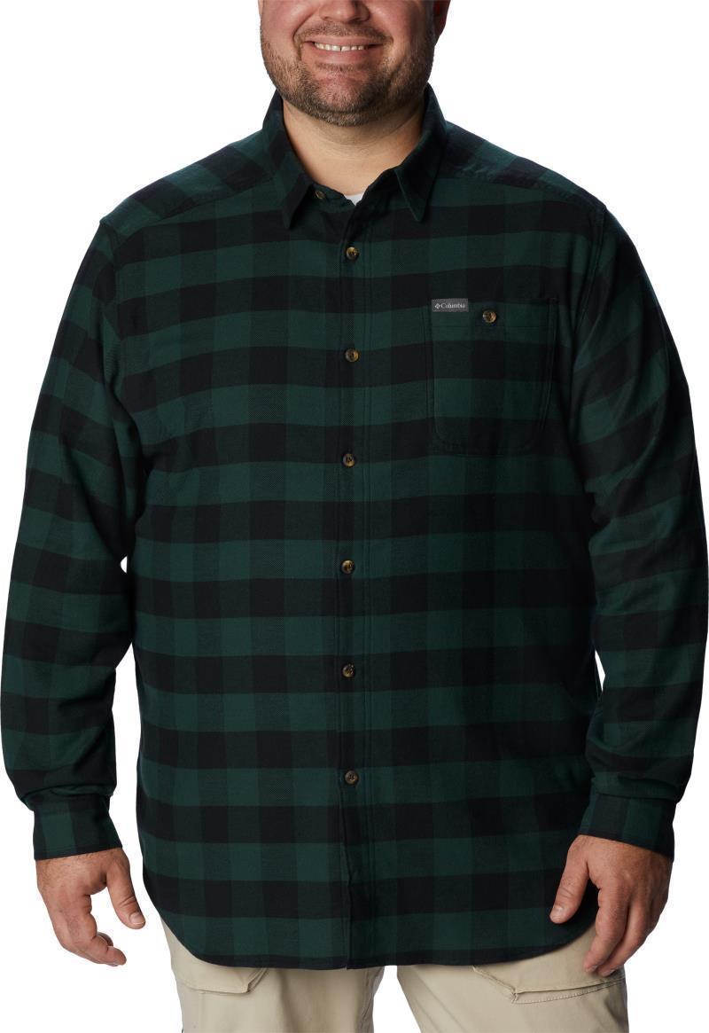 Cornell Woods Flannel LS Shirt, Extended - Mens - Spruce Buffalo Check 1