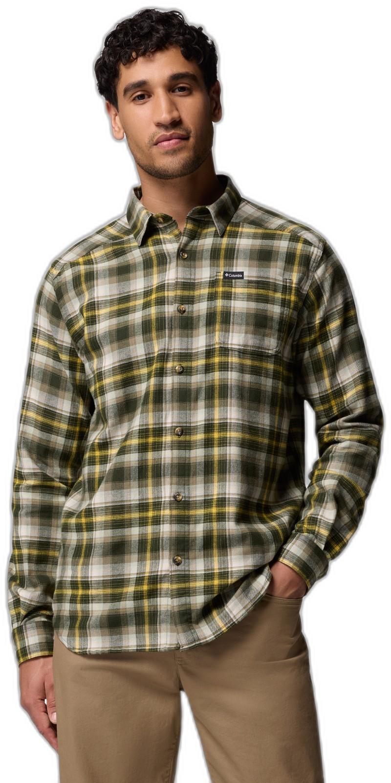 Cornell Woods Flannel LS Shirt, Extended - Mens - greenscape backland tartan 1
