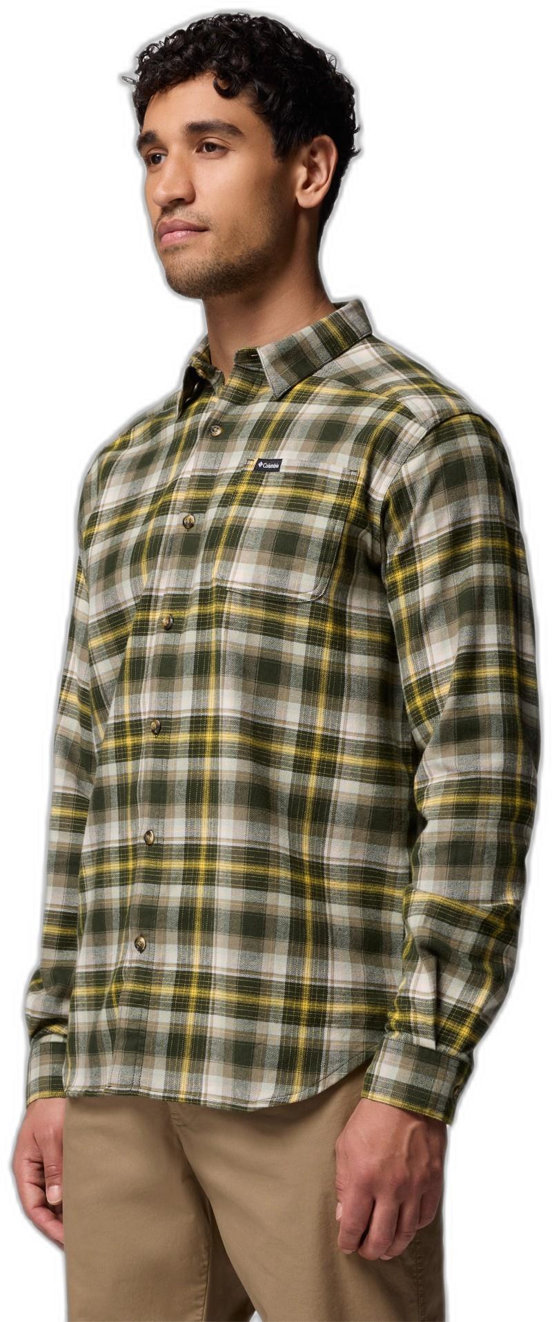 Cornell Woods Flannel LS Shirt, Extended - Mens - greenscape backland tartan 1
