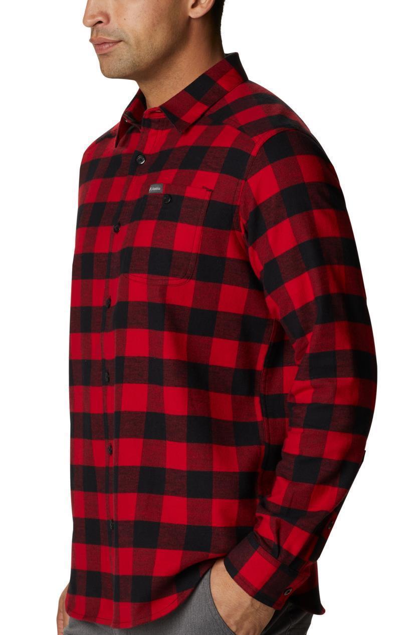 Cornell Woods Flannel LS Shirt, Tall - Mens - Mountain Red Buffalo Check 1