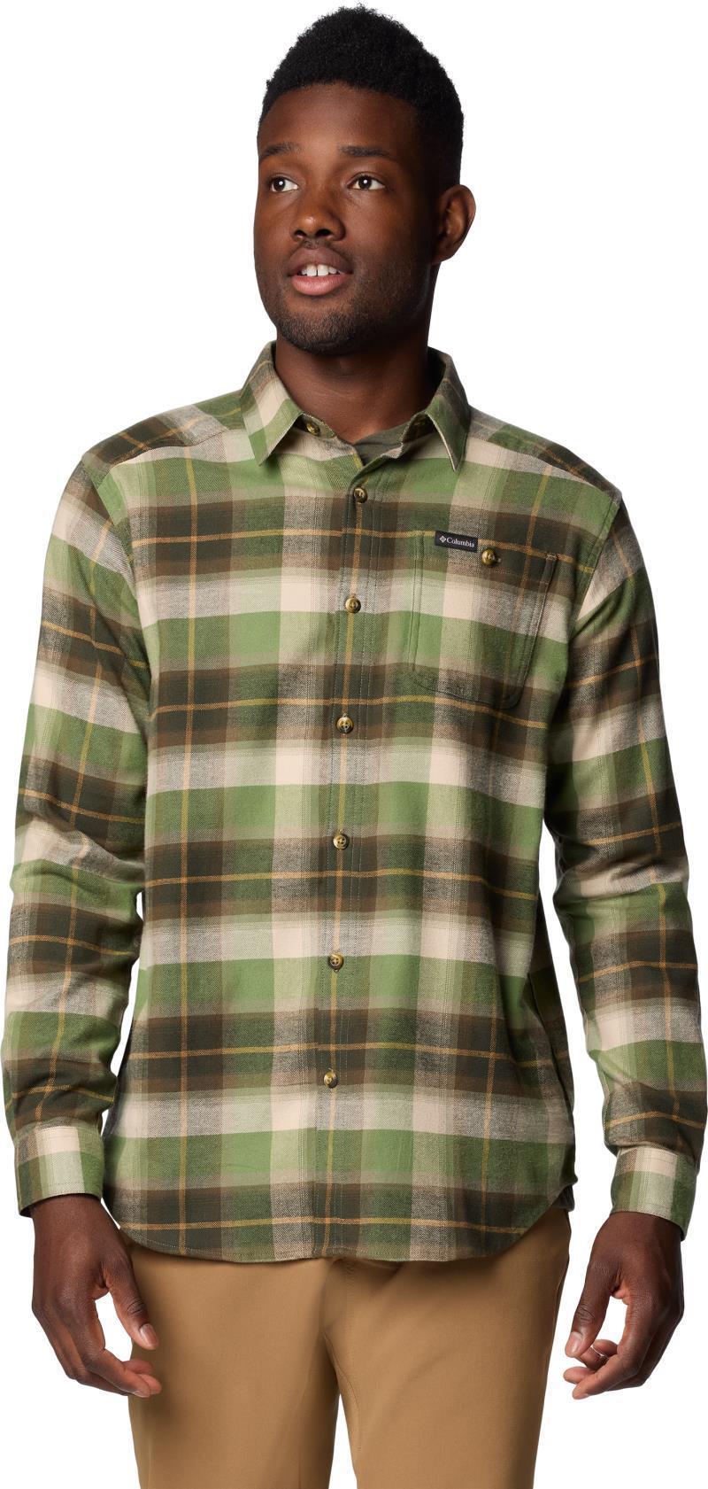Cornell Woods Flannel LS Shirt, Tall - Mens - Stone Green Classic Multi Tartan 1