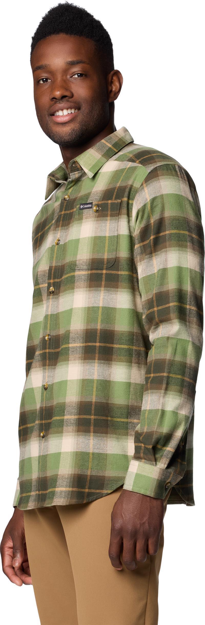 Cornell Woods Flannel LS Shirt, Tall - Mens - Stone Green Classic Multi Tartan 2