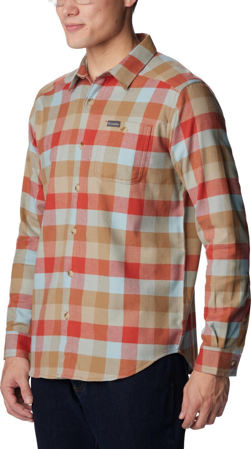 Cornell Woods Flannel LS Shirt, Tall - Mens - Warp Red Buffalo Check 3