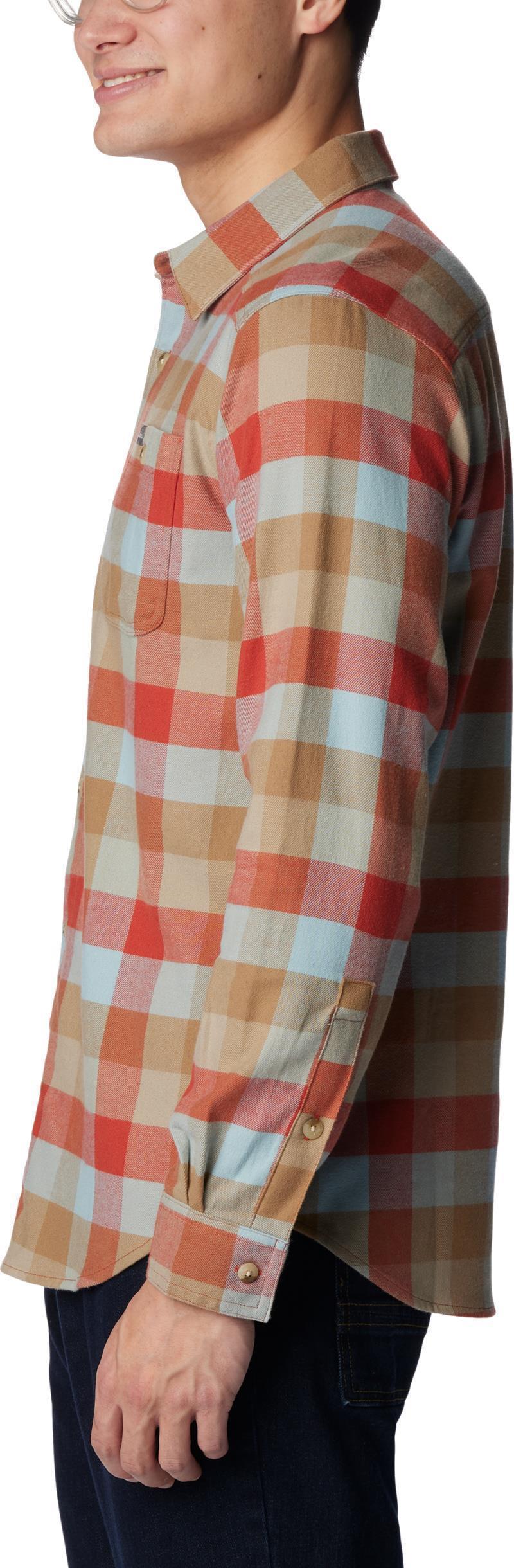 Cornell Woods Flannel LS Shirt, Tall - Mens - Warp Red Buffalo Check 4