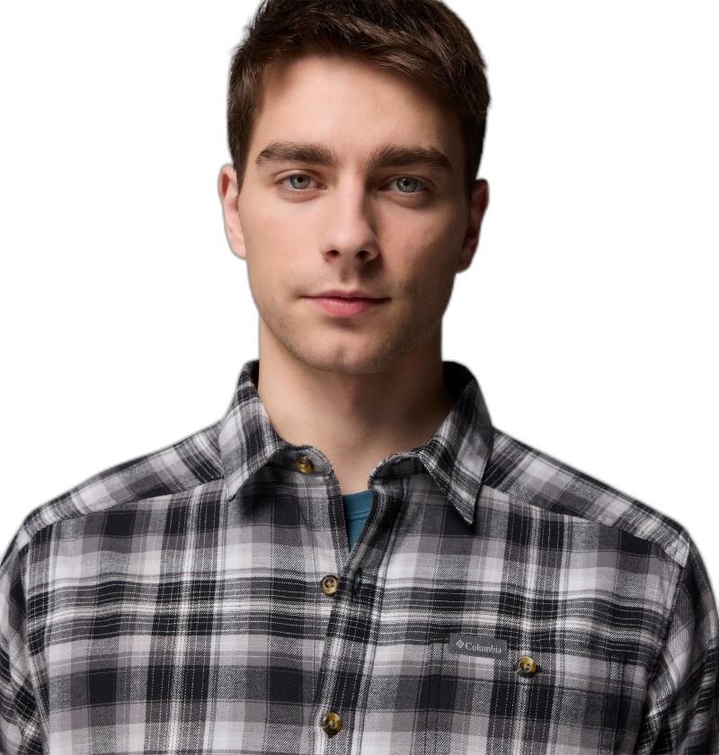 Cornell Woods Flannel LS Shirt, Tall - Mens - black backland tartan 1