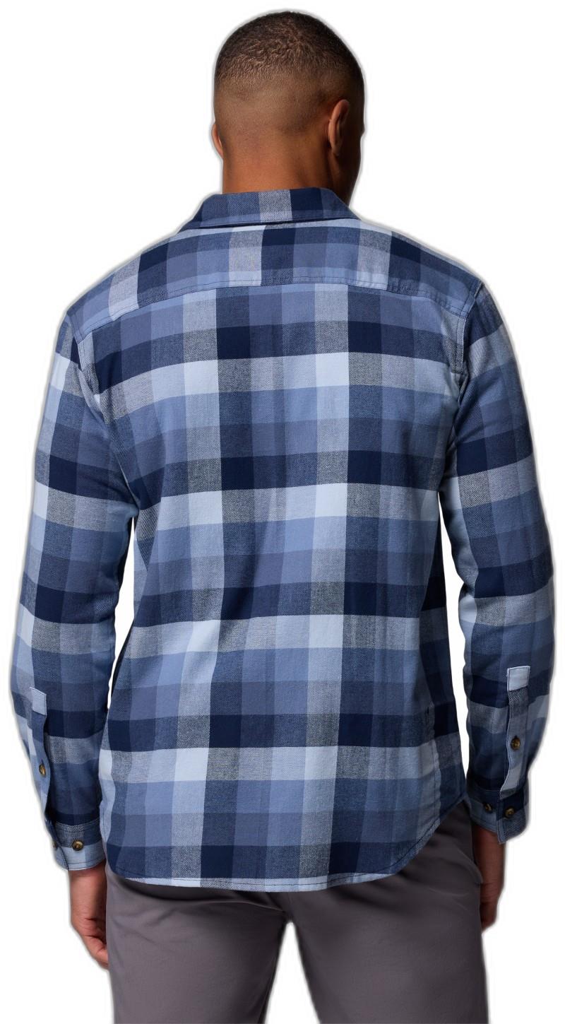 Cornell Woods Flannel LS Shirt, Tall - Mens - collegiate navy multi buffalo check 1