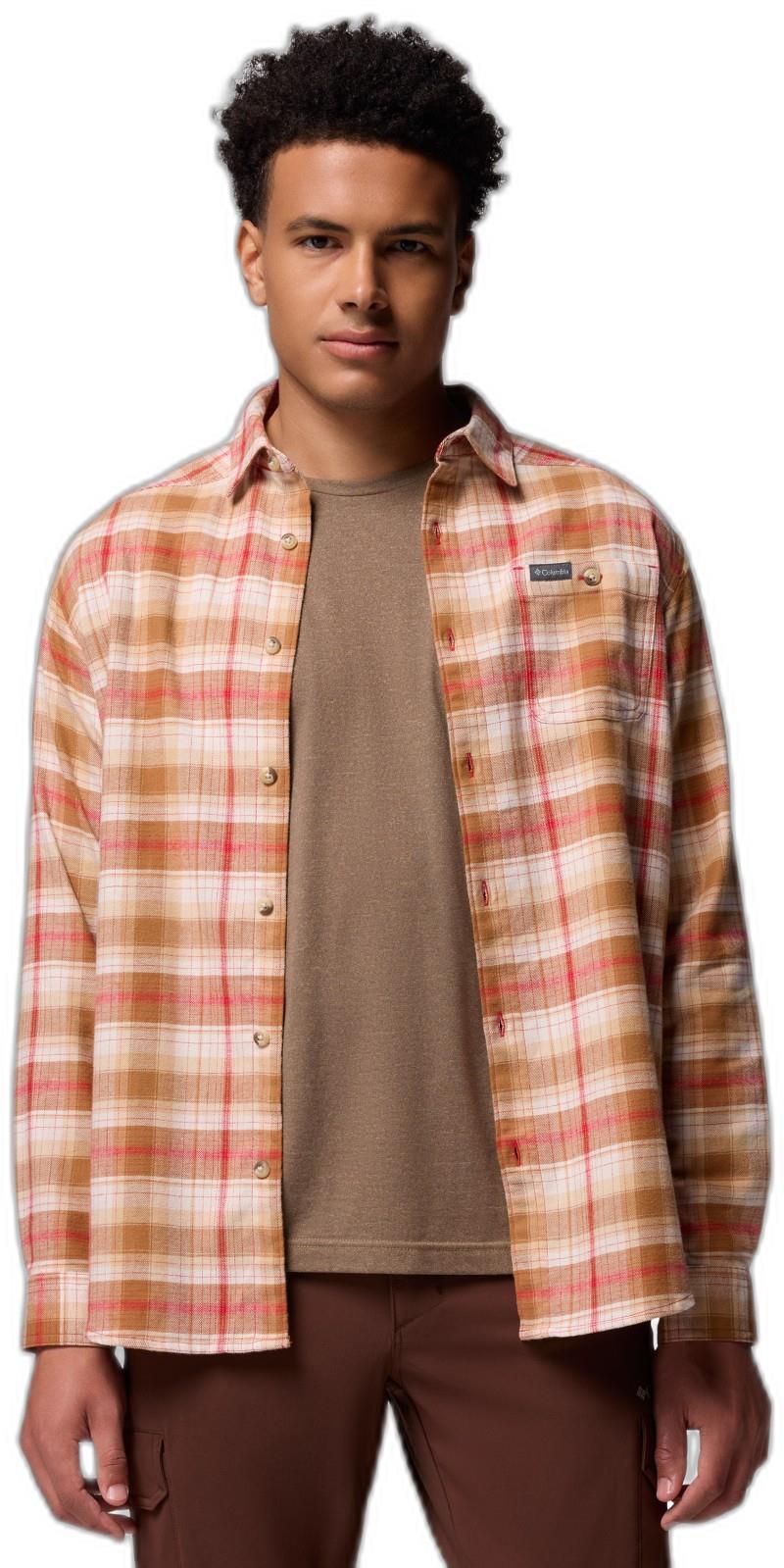 Cornell Woods Flannel LS Shirt, Tall - Mens - mountain red backland tartan 1