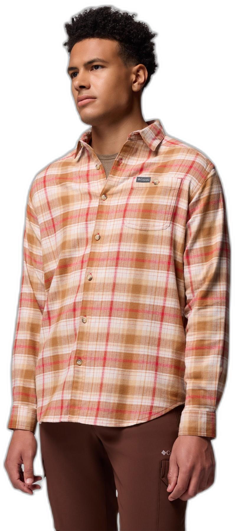 Cornell Woods Flannel LS Shirt, Tall - Mens - mountain red backland tartan 1