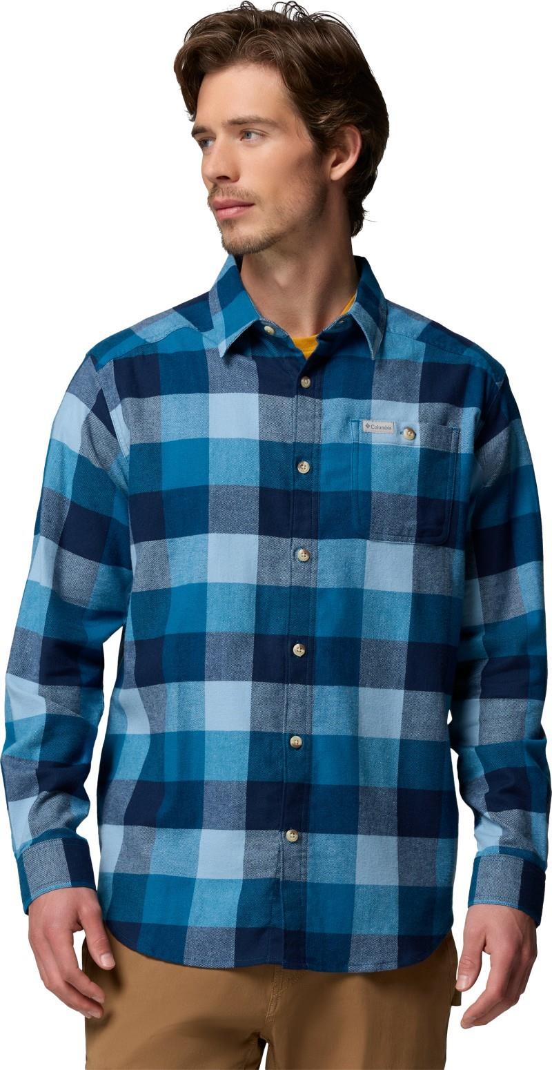 Cornell Woods Flannel LS Shirt, Tall - Mens - phoenix blue multi buffalo 1
