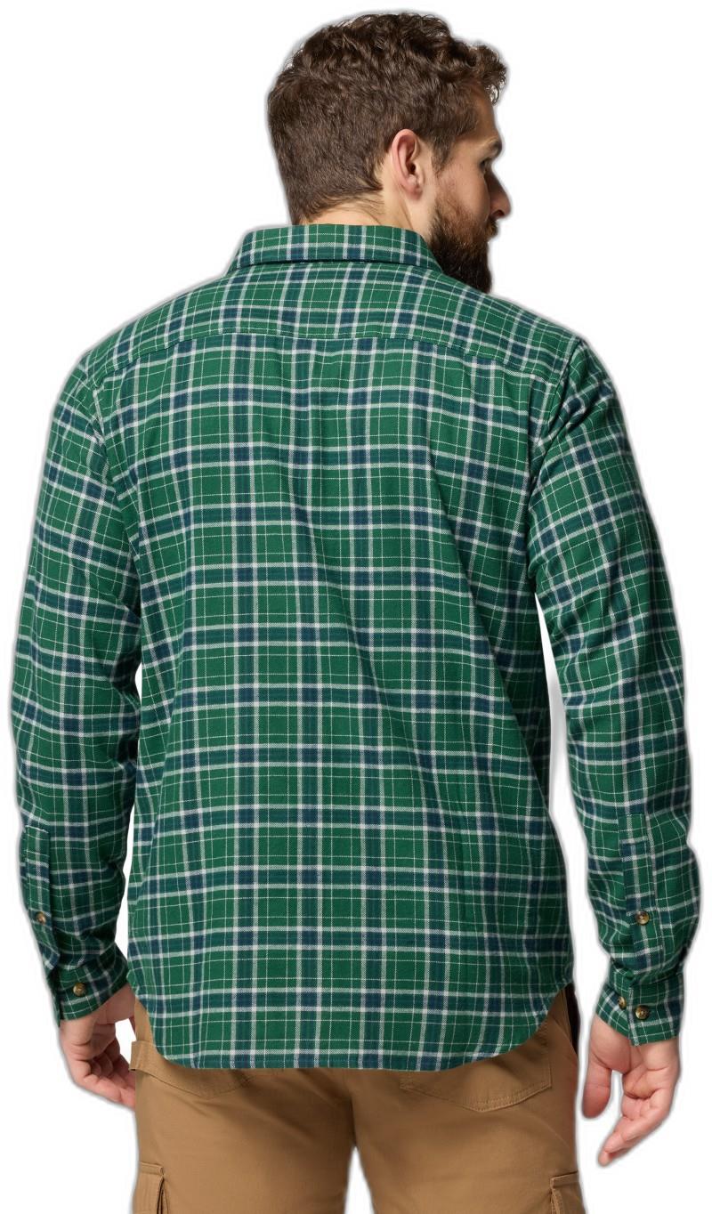 Cornell Woods Flannel LS Shirt, Tall - Mens - rain forest quad check 1