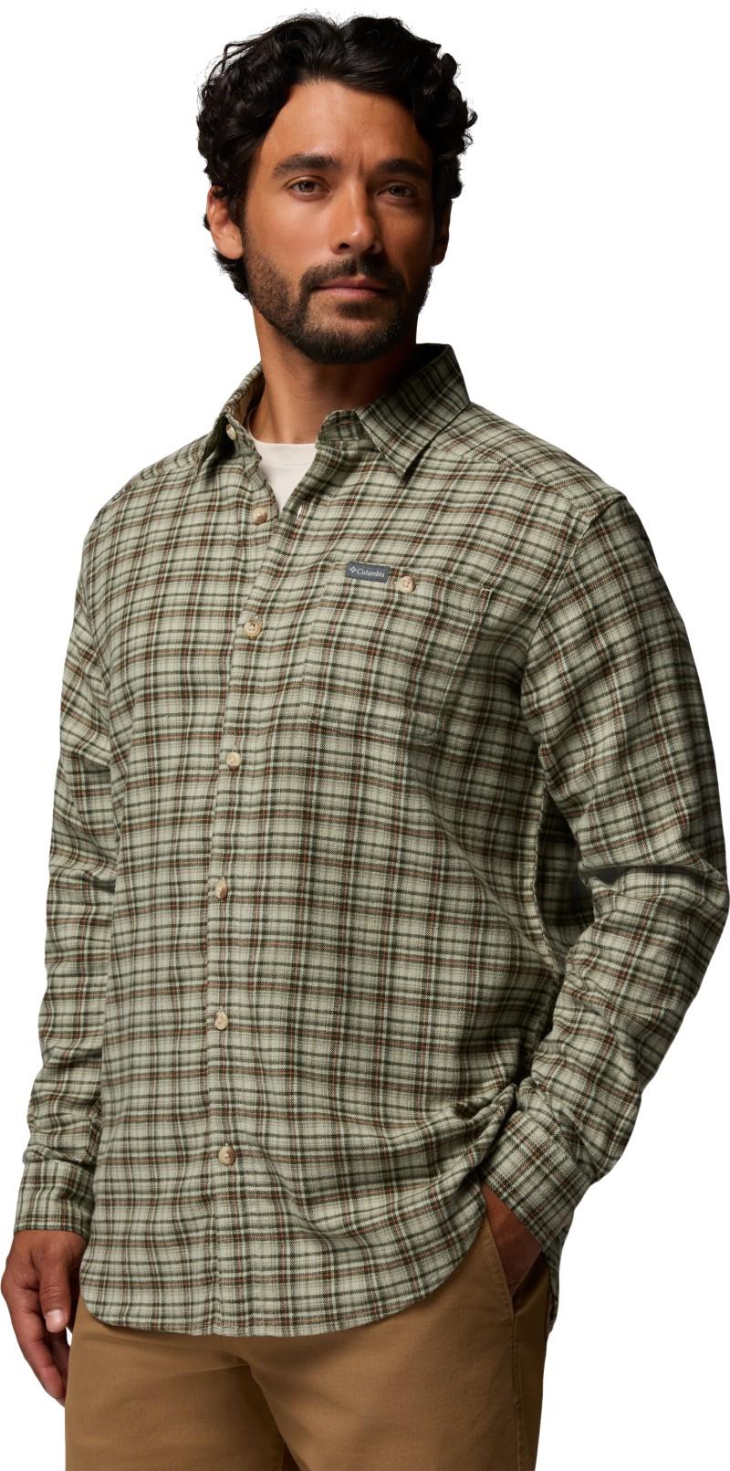 Cornell Woods Flannel LS Shirt, Tall - Mens - safari cozy check 1