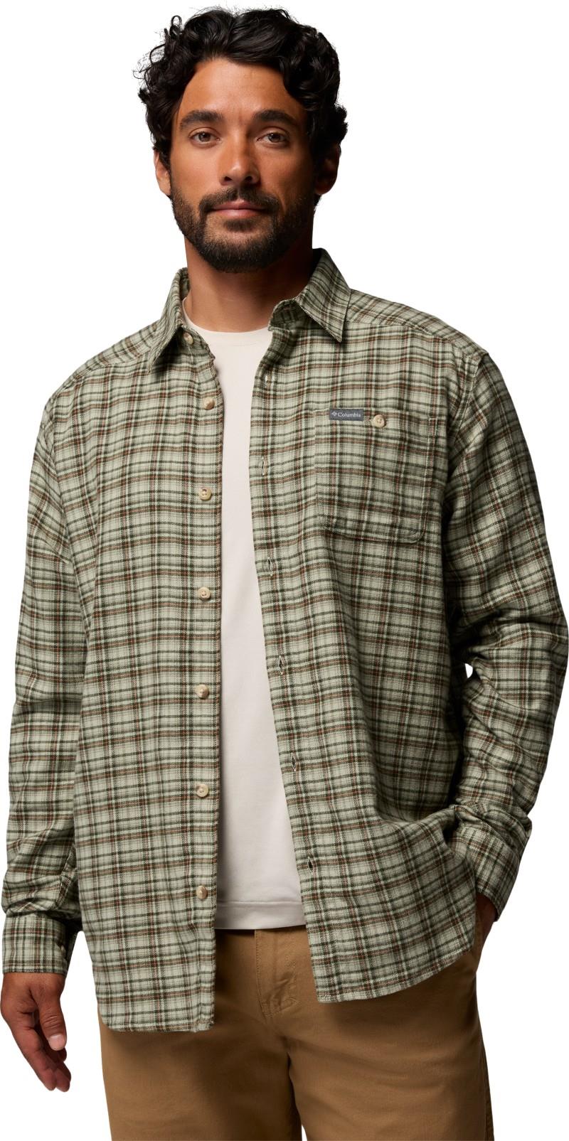 Cornell Woods Flannel LS Shirt, Tall - Mens - safari cozy check 1