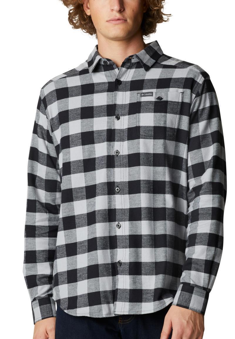 Cornell Woods Flannel LS Shirt - Mens - Columbia Grey Buffalo Check 1