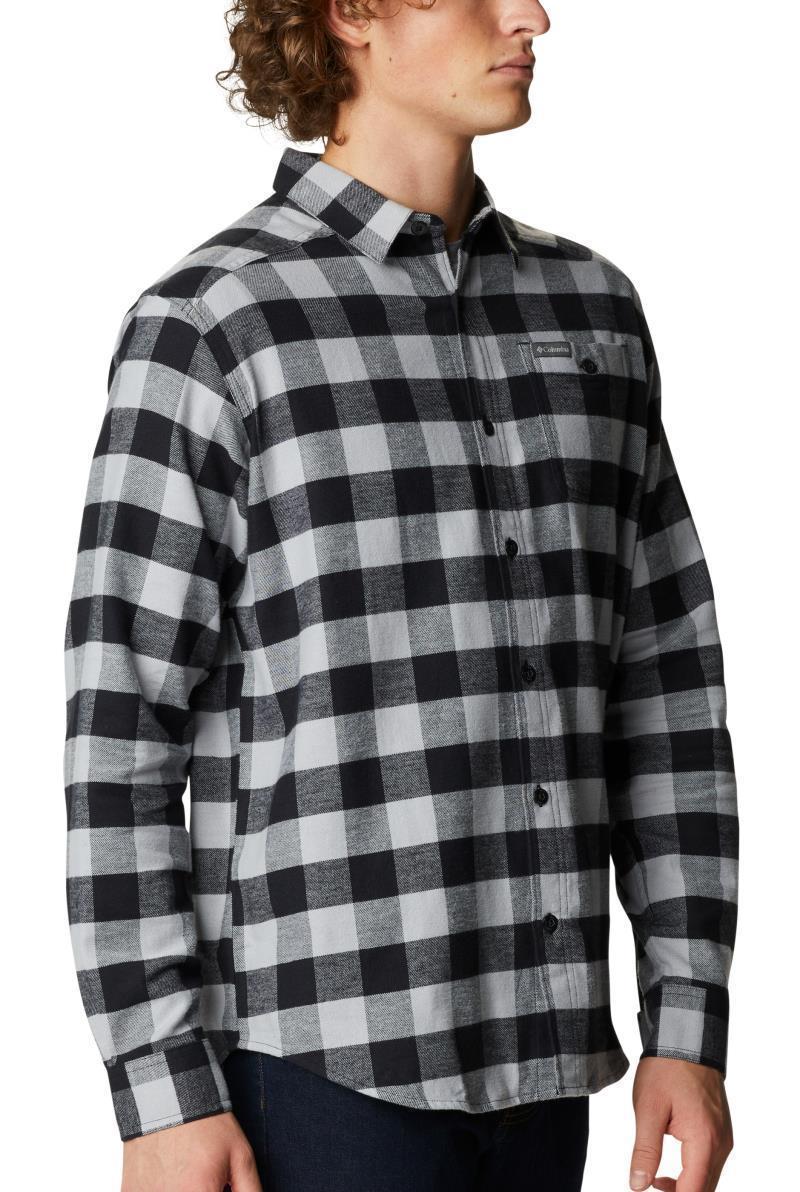 Cornell Woods Flannel LS Shirt - Mens - Columbia Grey Buffalo Check 2