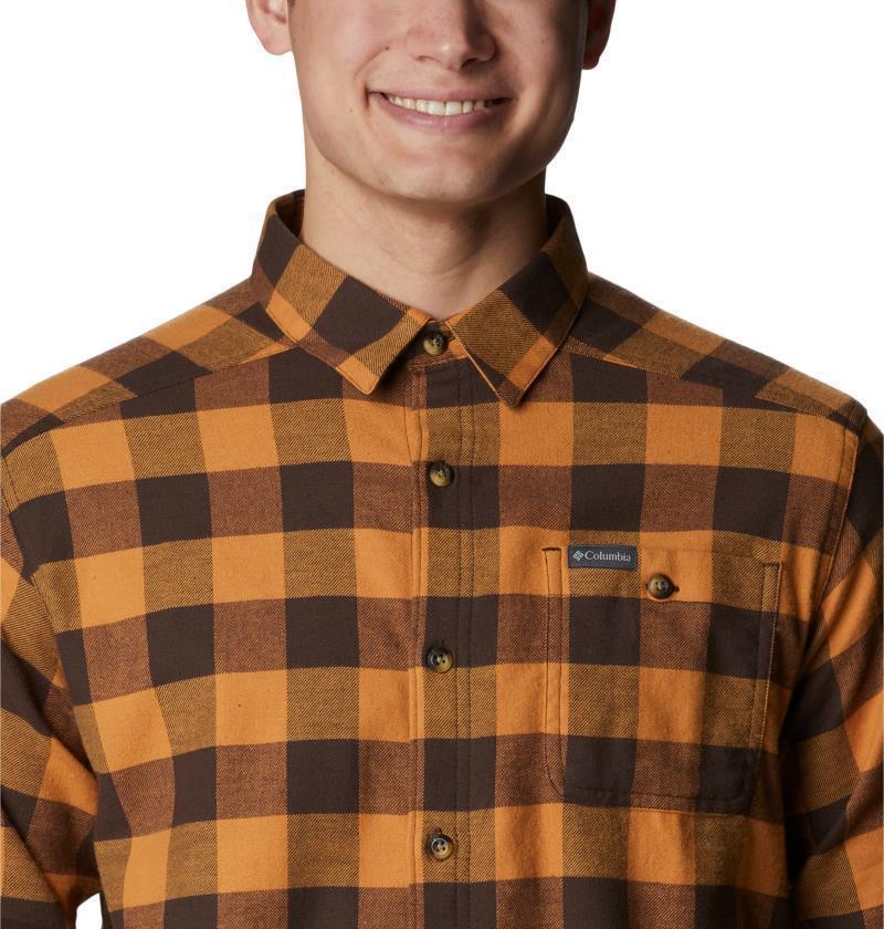 Cornell Woods Flannel LS Shirt - Mens - Cordovan Buffalo Check 5