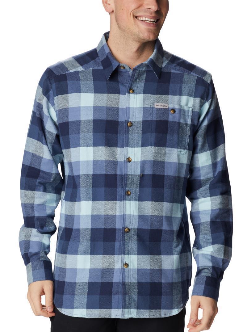 Cornell Woods Flannel LS Shirt - Mens - Dark Mountain Buffalo Check 1