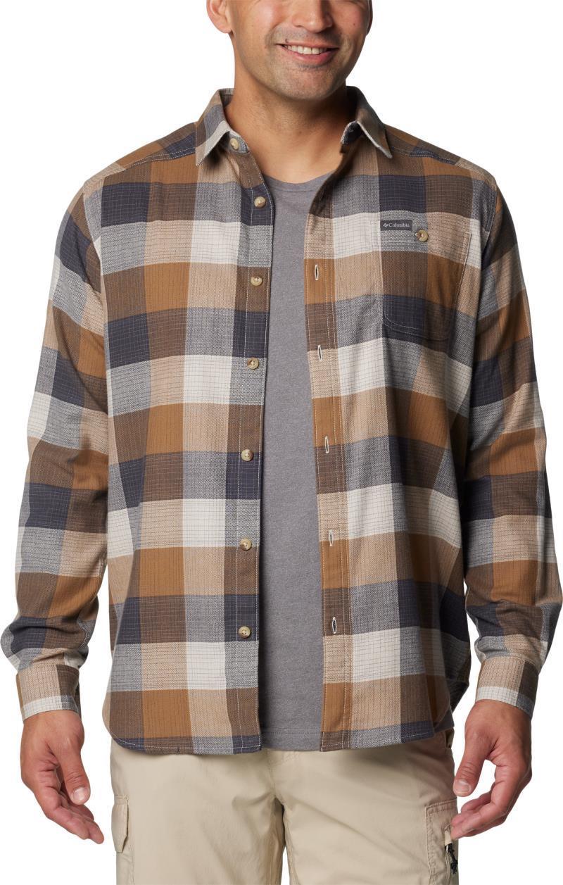 Cornell Woods Flannel LS Shirt - Mens - Dark Stone Ombre Buffalo 3