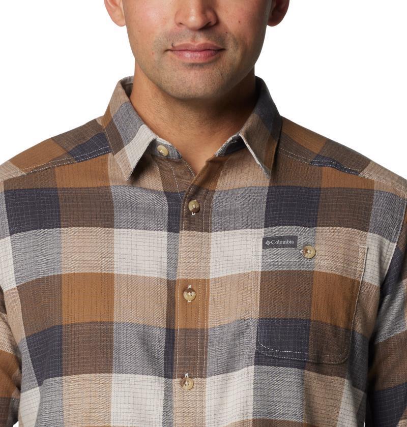 Cornell Woods Flannel LS Shirt - Mens - Dark Stone Ombre Buffalo 4