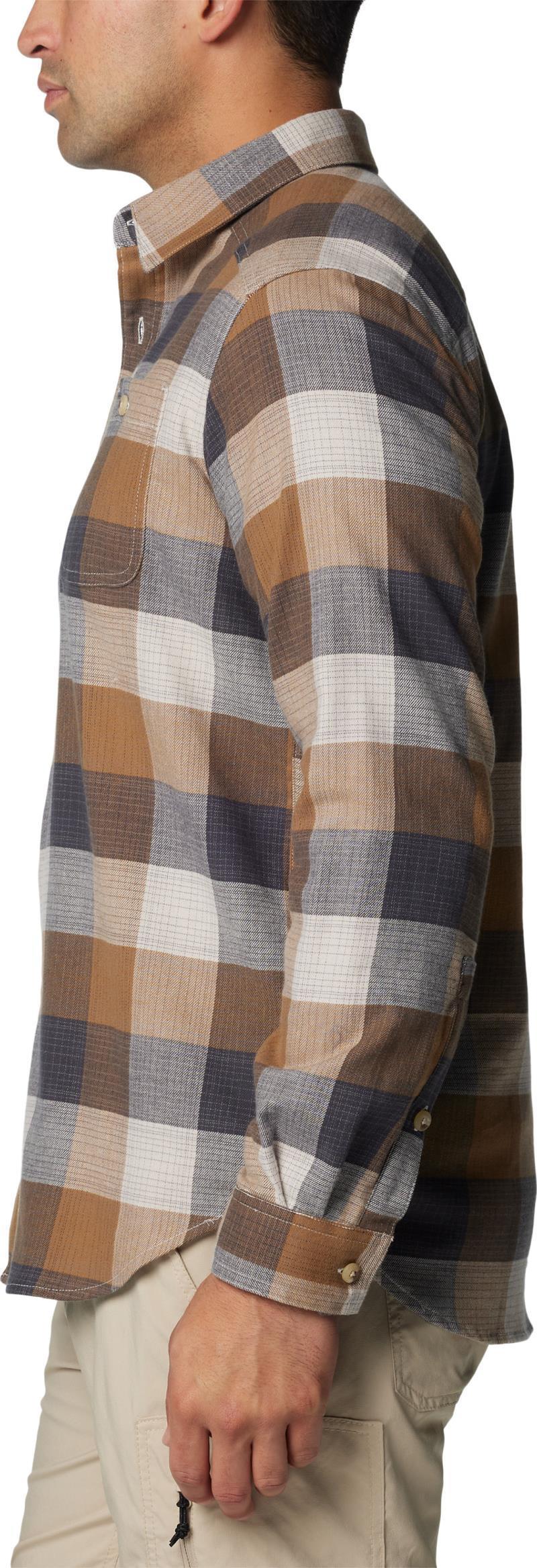 Cornell Woods Flannel LS Shirt - Mens - Dark Stone Ombre Buffalo 5