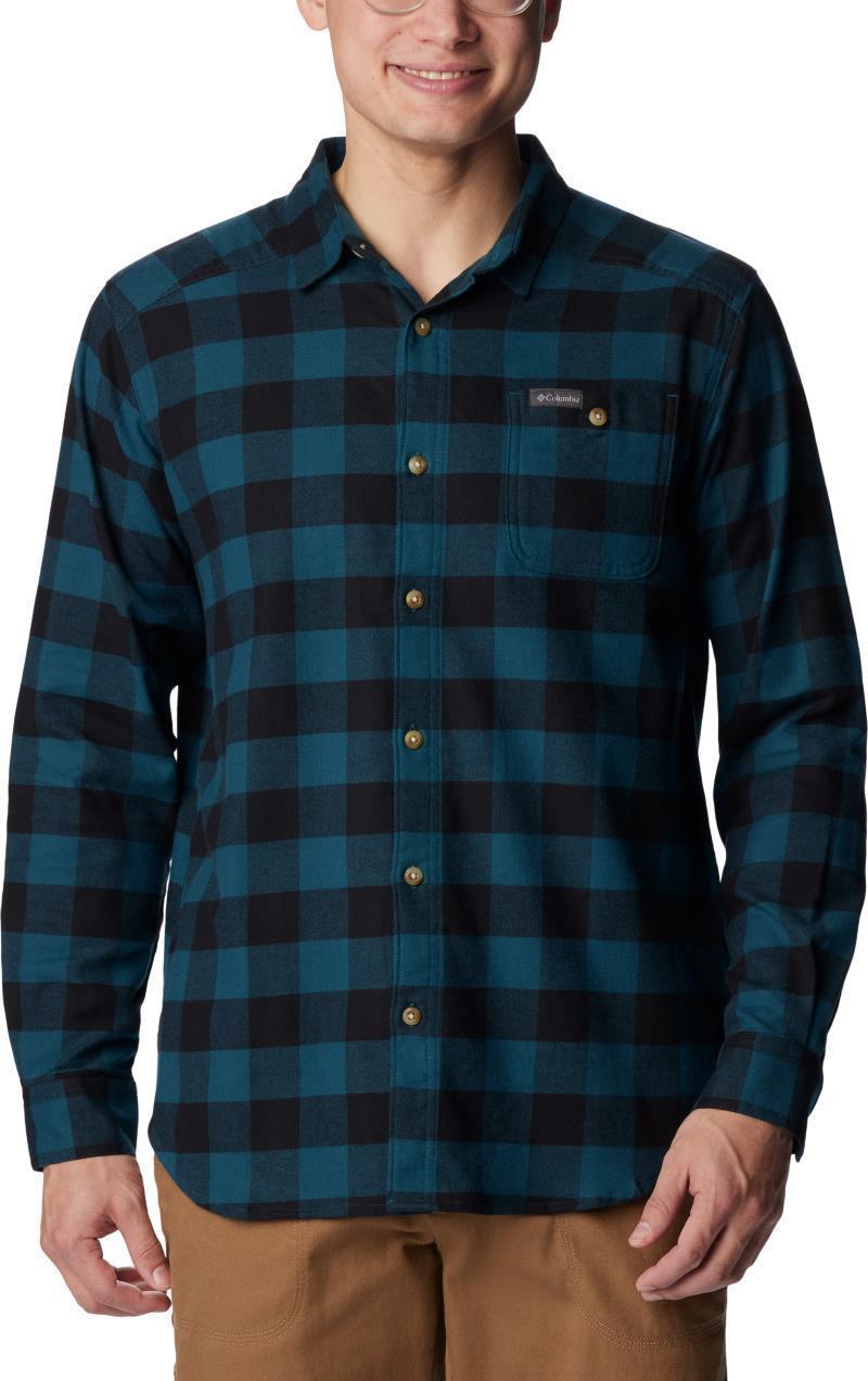 Cornell Woods Flannel LS Shirt - Mens - Night Wave Buffalo Check 1