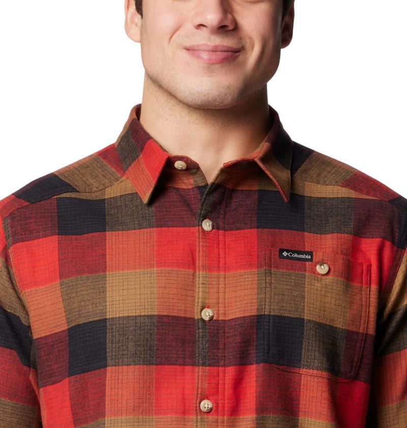 Cornell Woods Flannel LS Shirt - Mens - Sail Red Ombre Buffalo 4