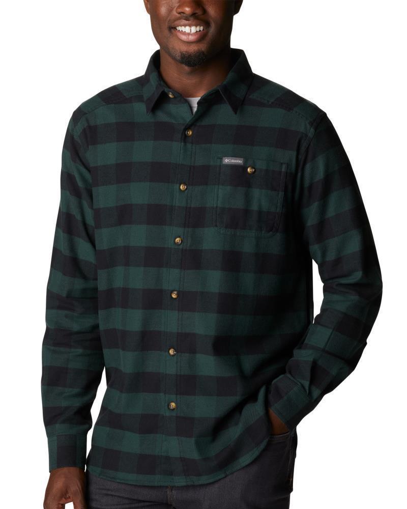Cornell Woods Flannel LS Shirt - Mens - Spruce Buffalo Check 1