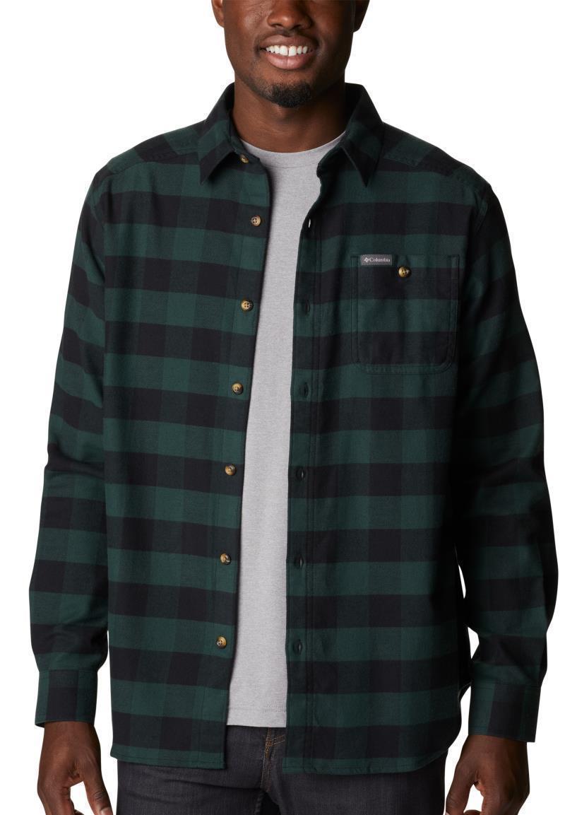 Cornell Woods Flannel LS Shirt - Mens - Spruce Buffalo Check 3