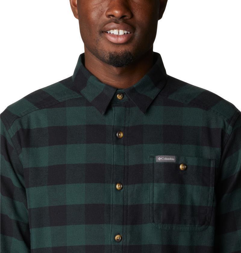 Cornell Woods Flannel LS Shirt - Mens - Spruce Buffalo Check 5