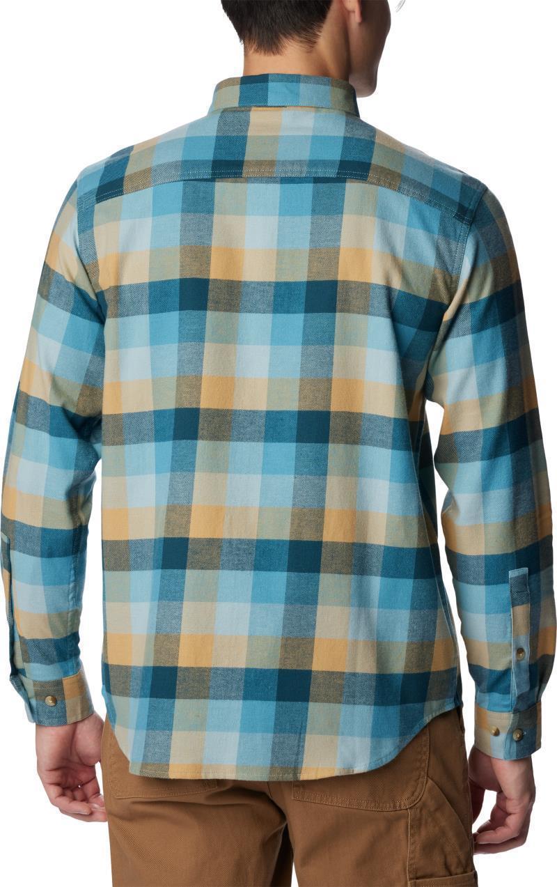 Cornell Woods Flannel LS Shirt - Mens - Stone Blue Buffalo Check 2